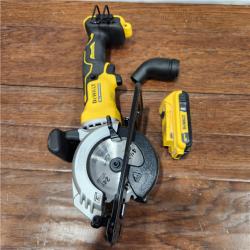 AS-IS ATOMIC 20V MAX Cordless Brushless 4-1/2 in. Circular Saw (Tool Only)