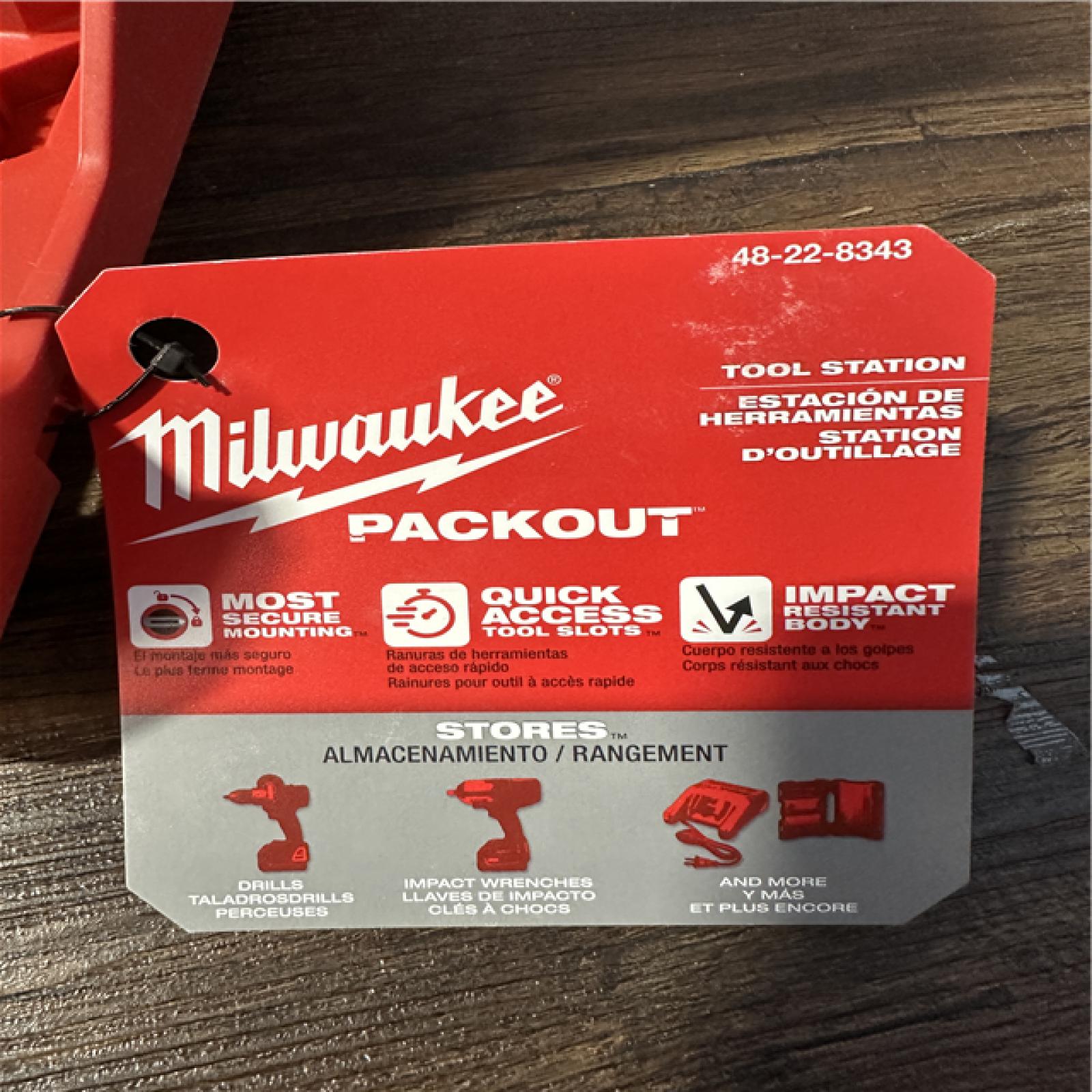 California AS-IS Milwaukee Packout Tool Station