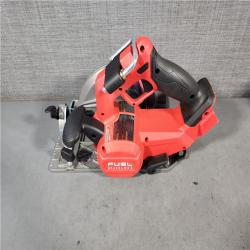 HOUSTON LOCATION - AS-IS Milwaukee M18 FUEL 18V Lithium-Ion Brushless Cordless 7-1/4 in. Circular Saw (Tool-Only)