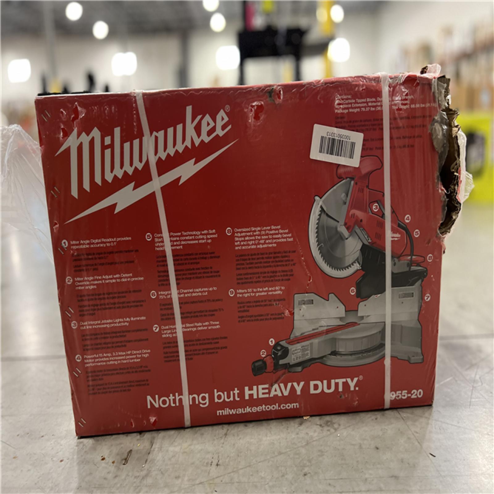 NEW! - Milwaukee 12 in. Dual Bevel Sliding Compound Miter Saw