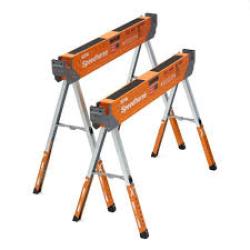 Phoenix Location NEW BORA 30 in. to 36 in. Steel Speed Horse XT Adjustable Height Sawhorse with Auto Release Legs (2-Pack)