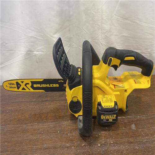 AS-ISDEWALT 20V MAX 12in. Brushless Cordless Battery Powered Chainsaw (Tool Only)