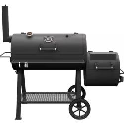 DALLAS LOCATION - OKLAHOMA JOE'S Highland Offset Charcoal Smoker and Grill in Black with 900 sq. in. Cooking Space