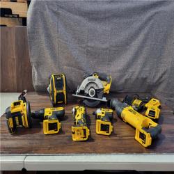 CALIFORNIA NEW DEWALT 7-TOOL COMBO KIT(BATTERIES,CHARGER,AND BAG INCLUDED)