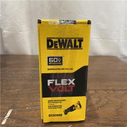 NEW DeWalt DCS389B FLEXVOLT 60V MAX Cordless Brushless Reciprocating Saw (Tool-Only)