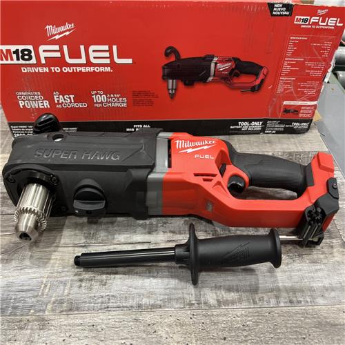 AS-IS Milwaukee M18 18V Fuel 1/2  Right Angle Drill Super Hawg Cordless Lithium-Ion 2809-20