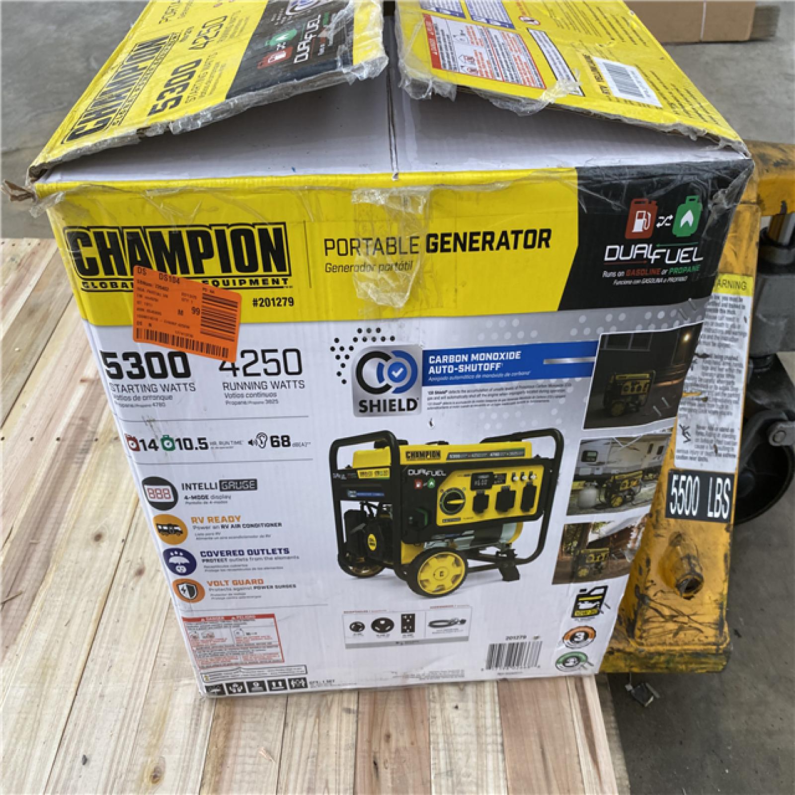 Houston Location - AS-IS CHAMPION POWER EQUIPMENT 5300/4250-Watt Generator