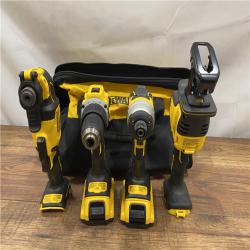 AS IS DeWalt 20V MAX ATOMIC Cordless Brushless 4 Tool Combo Kit