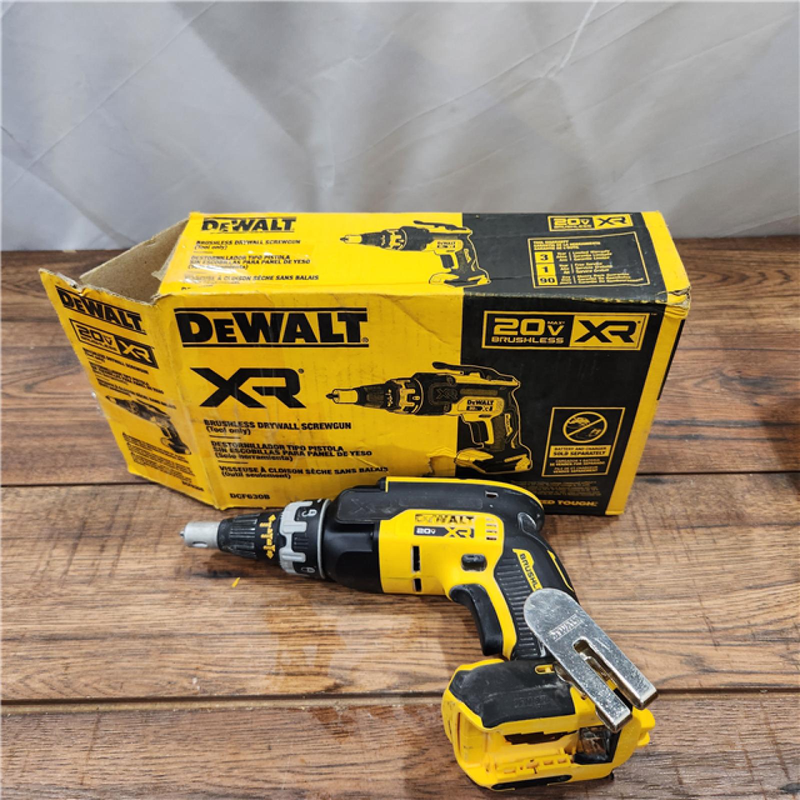 AS-IS DeWalt DCF630B 20V Cordless Brushless Screw Gun (Tool Only)