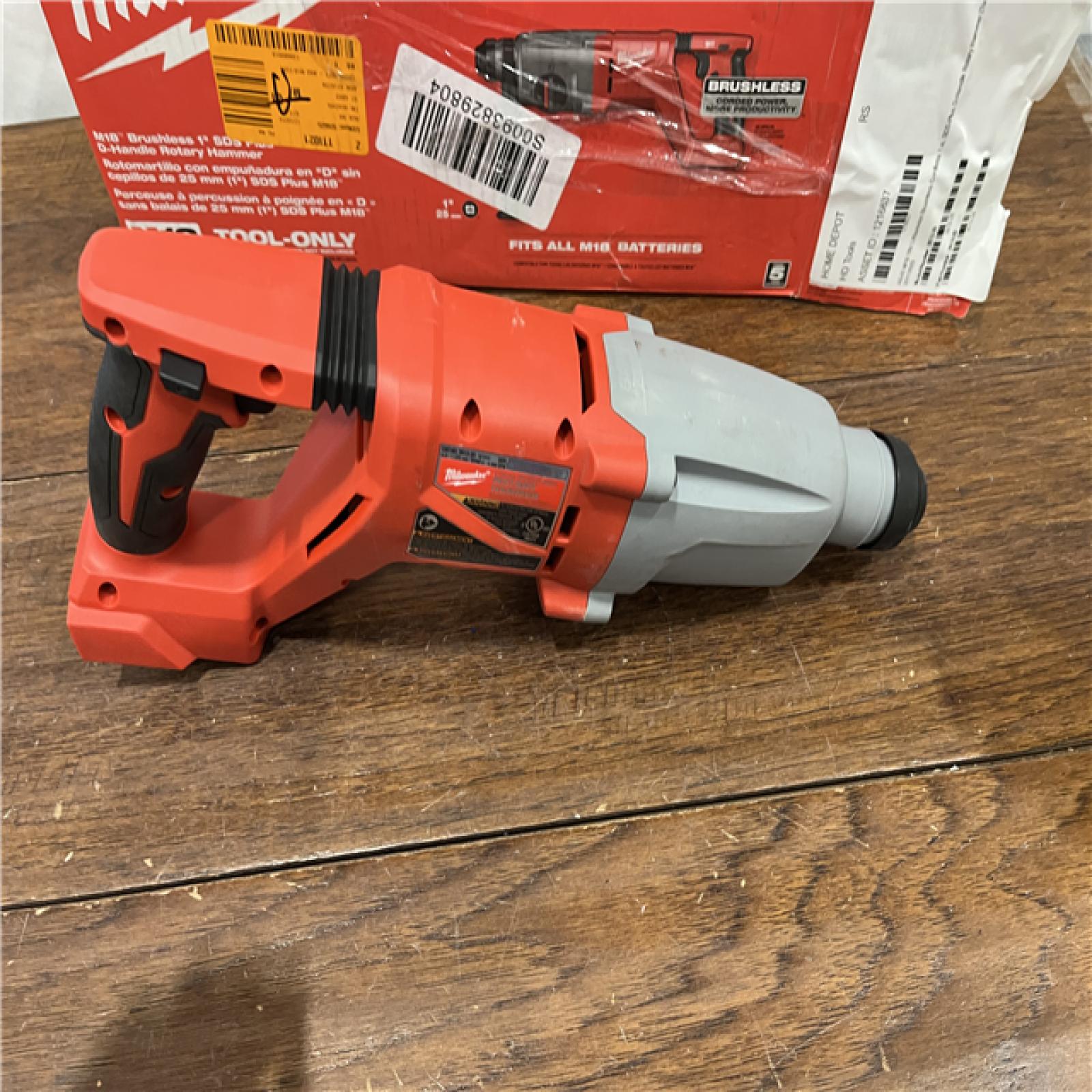 AS-IS M18 18V Lithium-Ion Brushless Cordless 1 in. SDS-Plus D-Handle Rotary Hammer (Tool-Only)