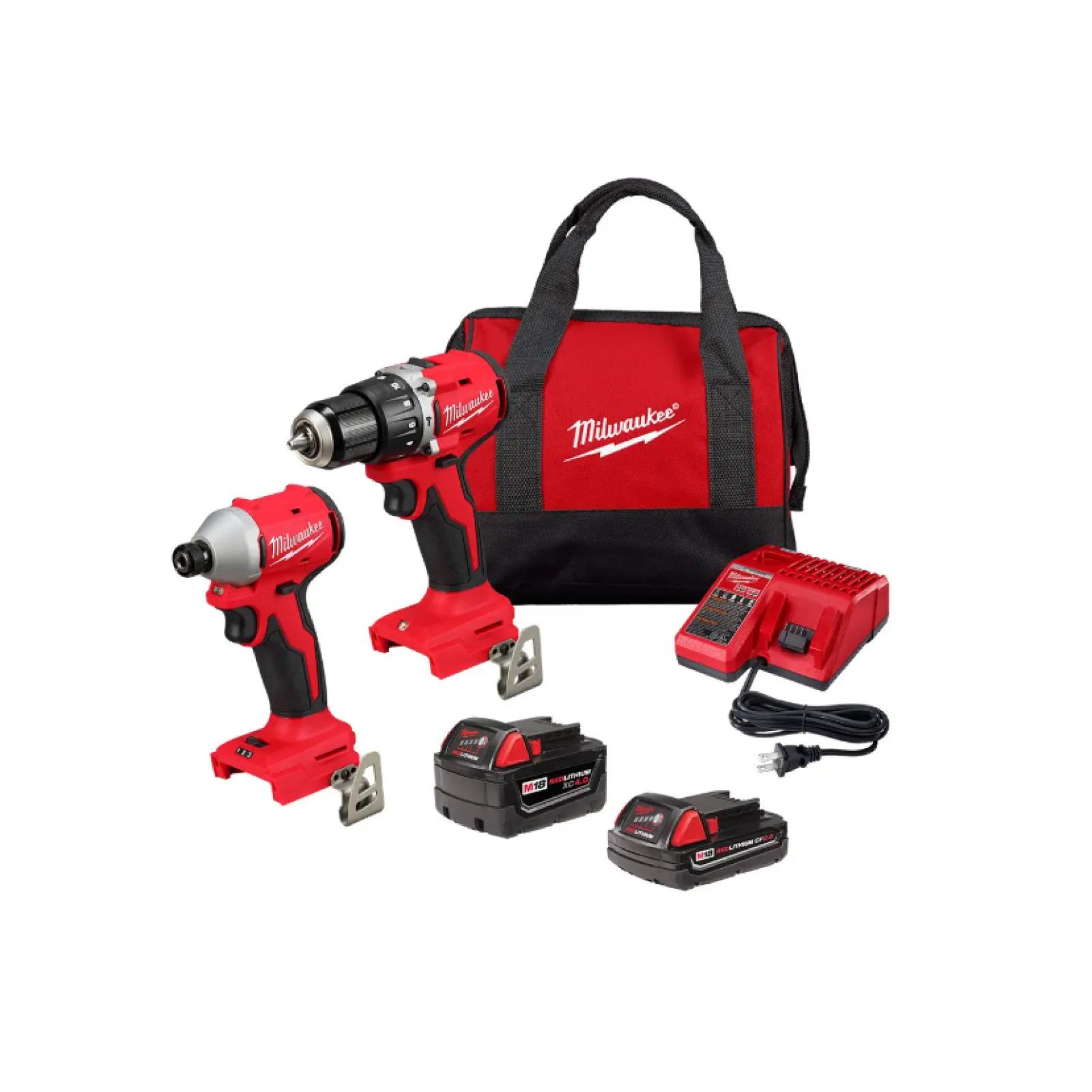 NEW! - Milwaukee M18 Compact Brushless 2-Tool Combo Kit