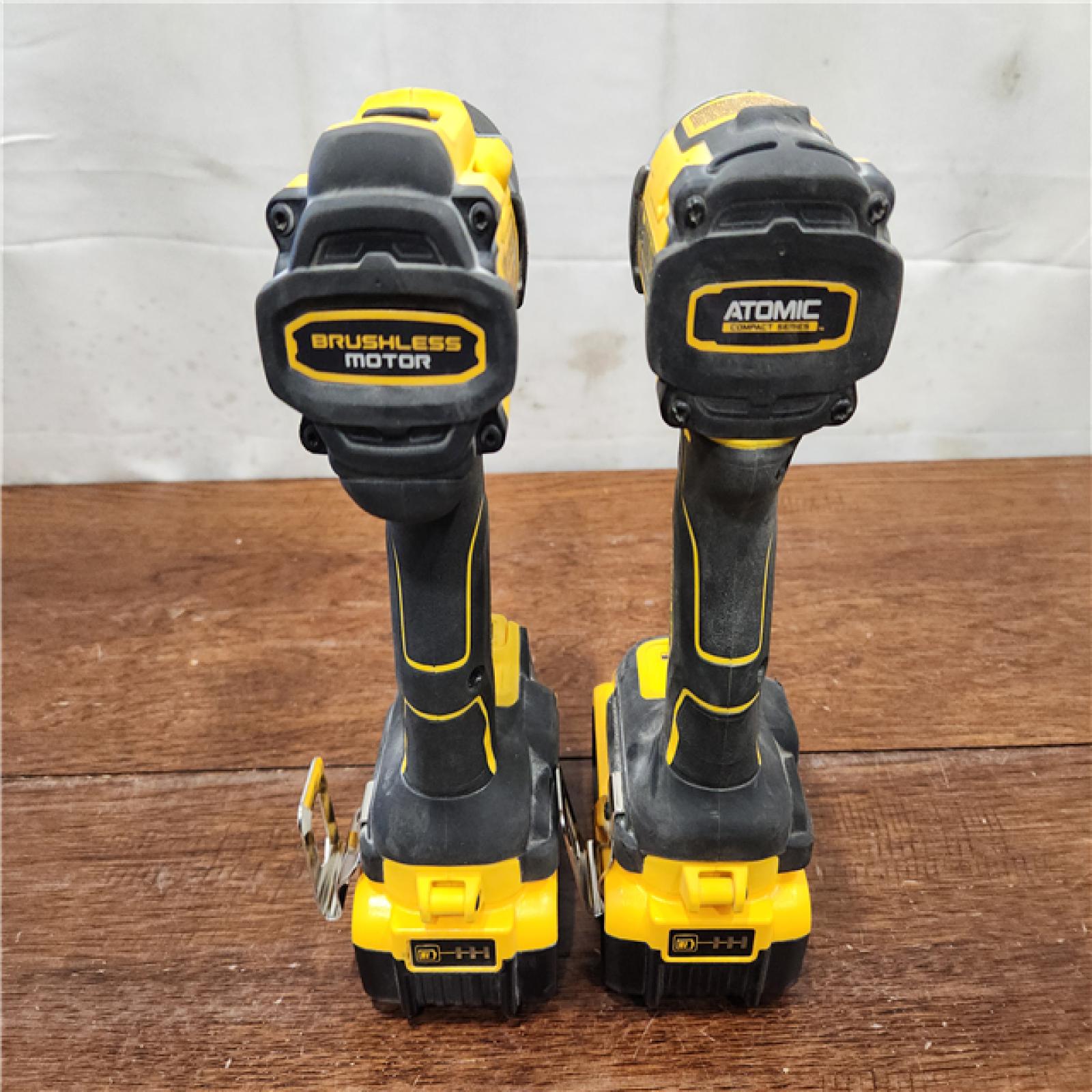 AS-IS DEWALT 20V MAX Lithium-Ion Brushless Cordless (2-Tool) Combo Kit