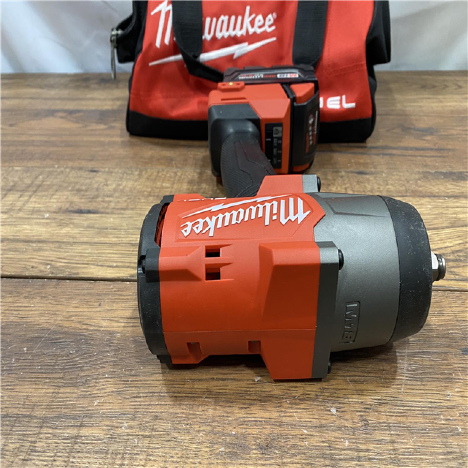 AS IS Milwaukee M18 1/2 in. Cordless Brushless High Torque Impact Wrench Kit (Battery & Charger)