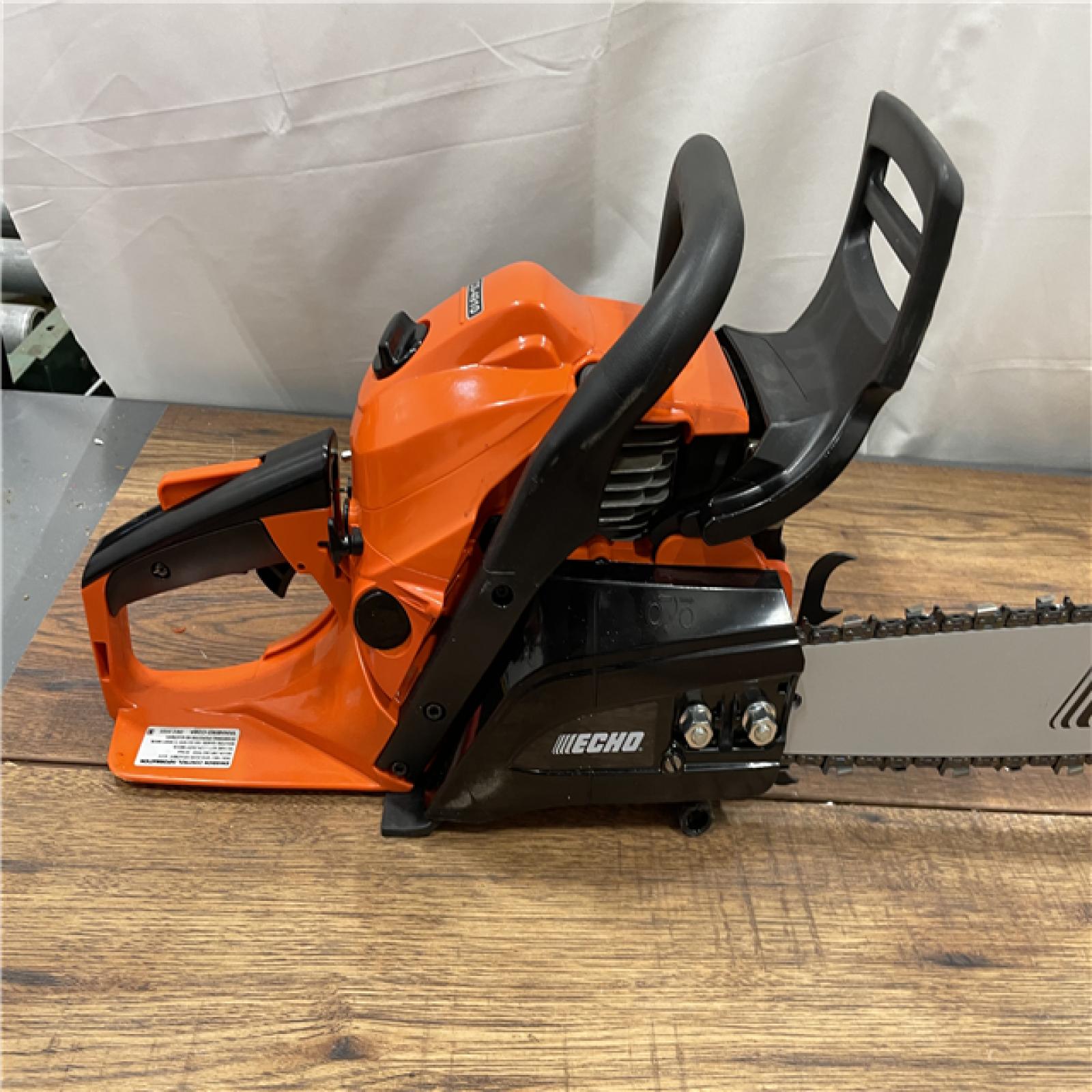 AS-IS ECHO 20 in. 50.2 Cc 2-Stroke Gas Rear Handle Chainsaw