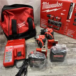 AS-IS Milwaukee M18 Compact Brushless 2-Tool Combo Kit