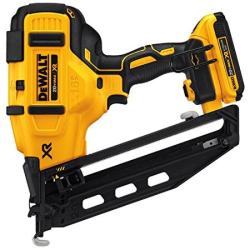 NEW! DeWalt DCN660D1 20V 16 Gauge Cordless Angled Finish Nailer Kit W/ 2Ah Battery