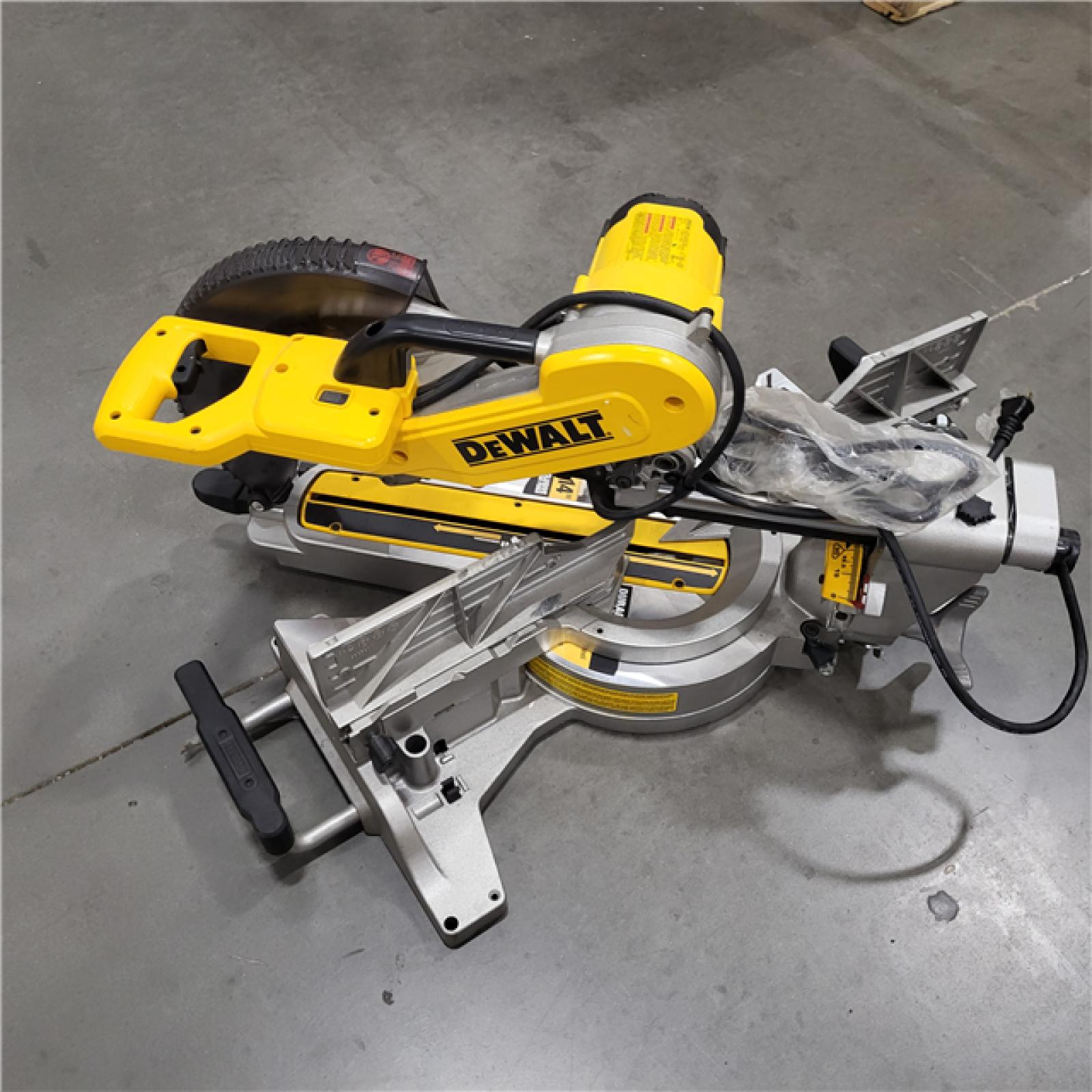 AS-IS 15 Amp Corded 12 in. Double Bevel Sliding Compound Miter Saw with XPS Technology, Blade Wrench and Material Clamp