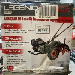 DALLAS LOCATION - Legend Force 20 in. 212 cc Gas Rear Tine Tiller, Forward/Reverse