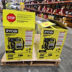 Dallas Location - As-Is RYOBI 4000-Watt Inverter Generator (Lot Of 2)