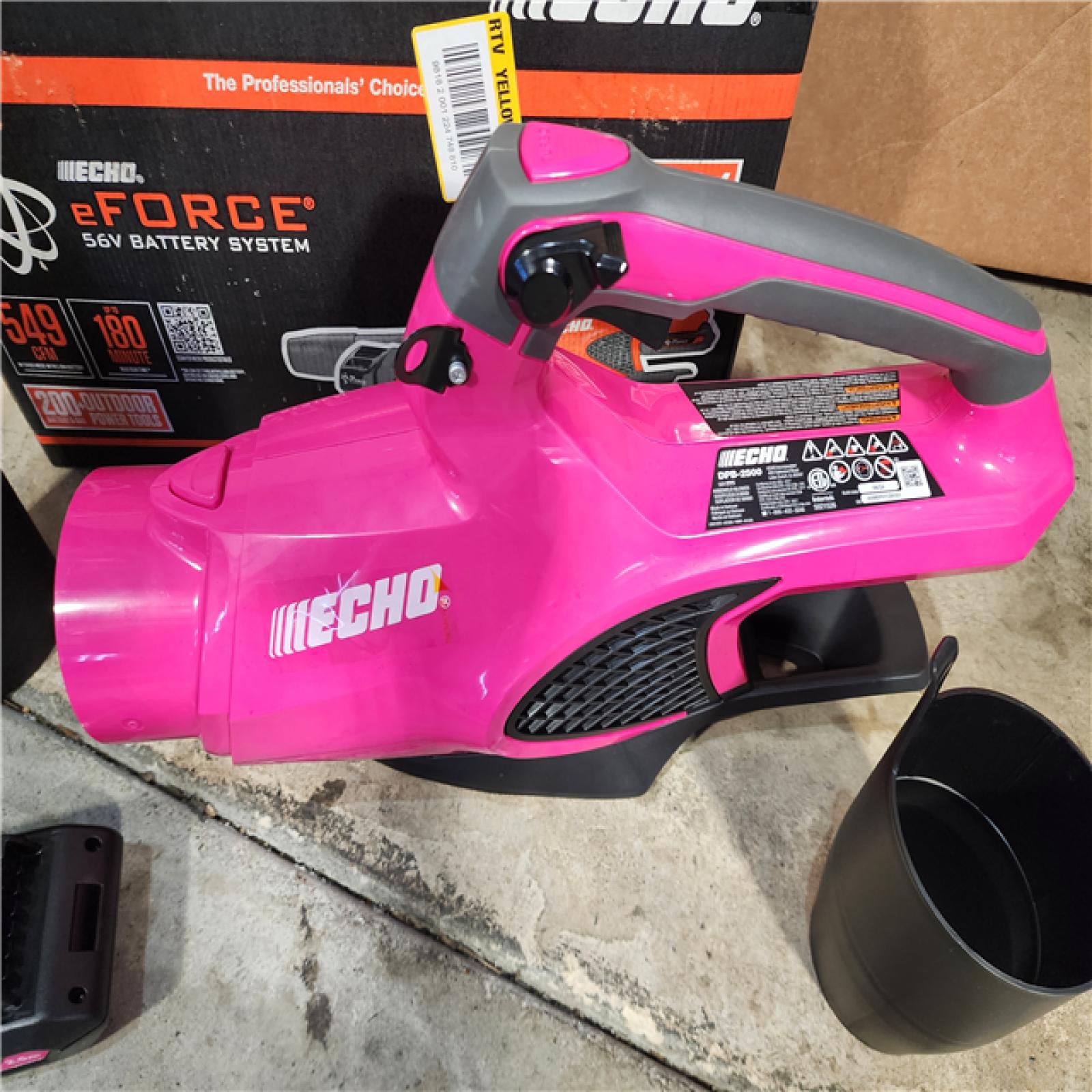 HOUSTON LOCATION - AS-IS (APPEARS LIKE NEW) EFORCE 56V 151 MPH 526 CFM Cordless Battery Powered Handheld Leaf Blower with 2.5Ah Battery and Charger