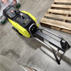 DALLAS LOCATION - AS-IS RYOBI 40V HP Brushless 12-Ton Kinetic Battery Electric Log Splitter Kit - 4.0Ah Battery and Charger Included