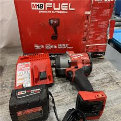 AS-IS Milwaukee 2967-21B M18 FUEL 1/2 High Torque Impact Wrench W/ Friction Ring 5.0Ah Kit