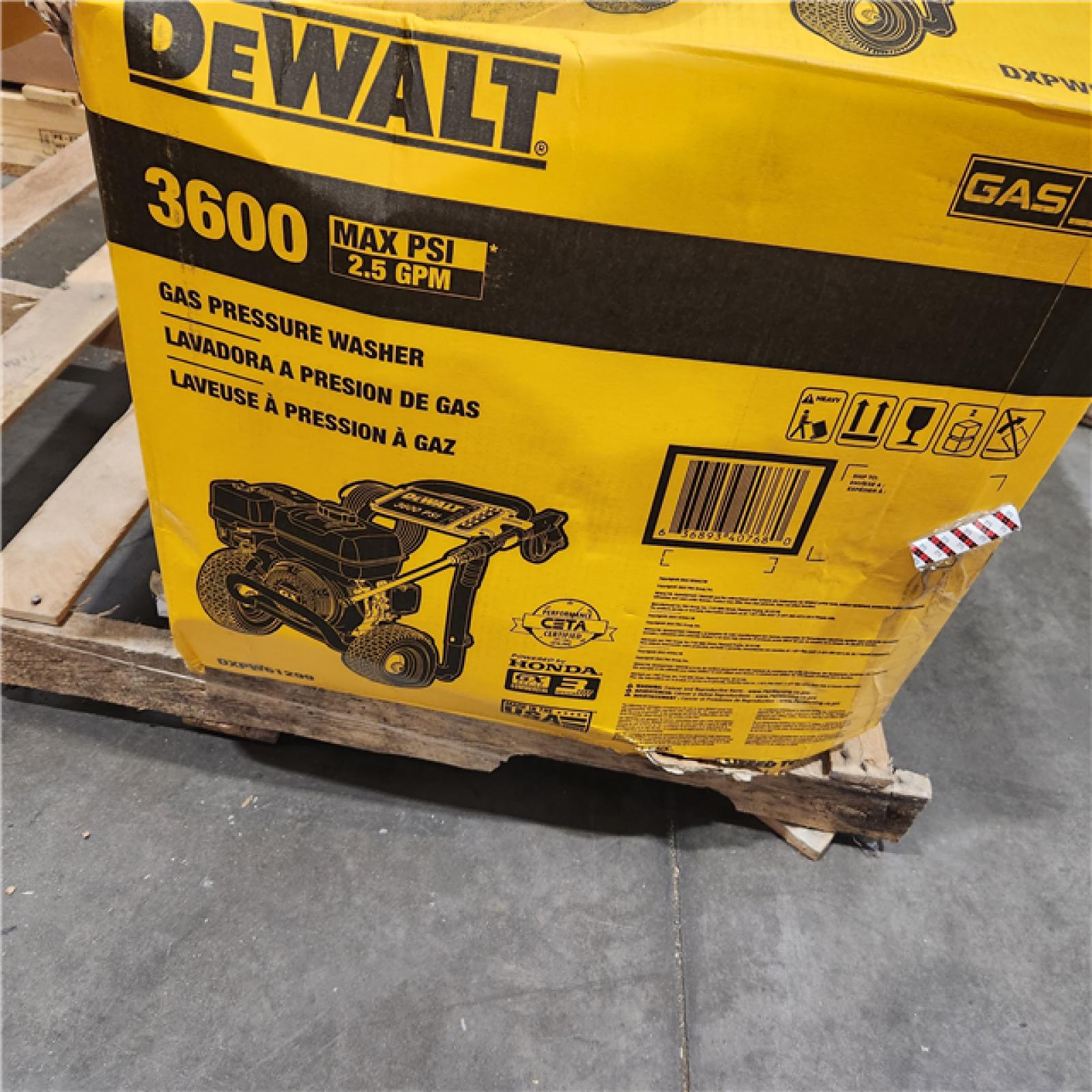 Dallas Location - As-Is DeWalt DXPW61299 3600 PSI Gas Pressure Washer