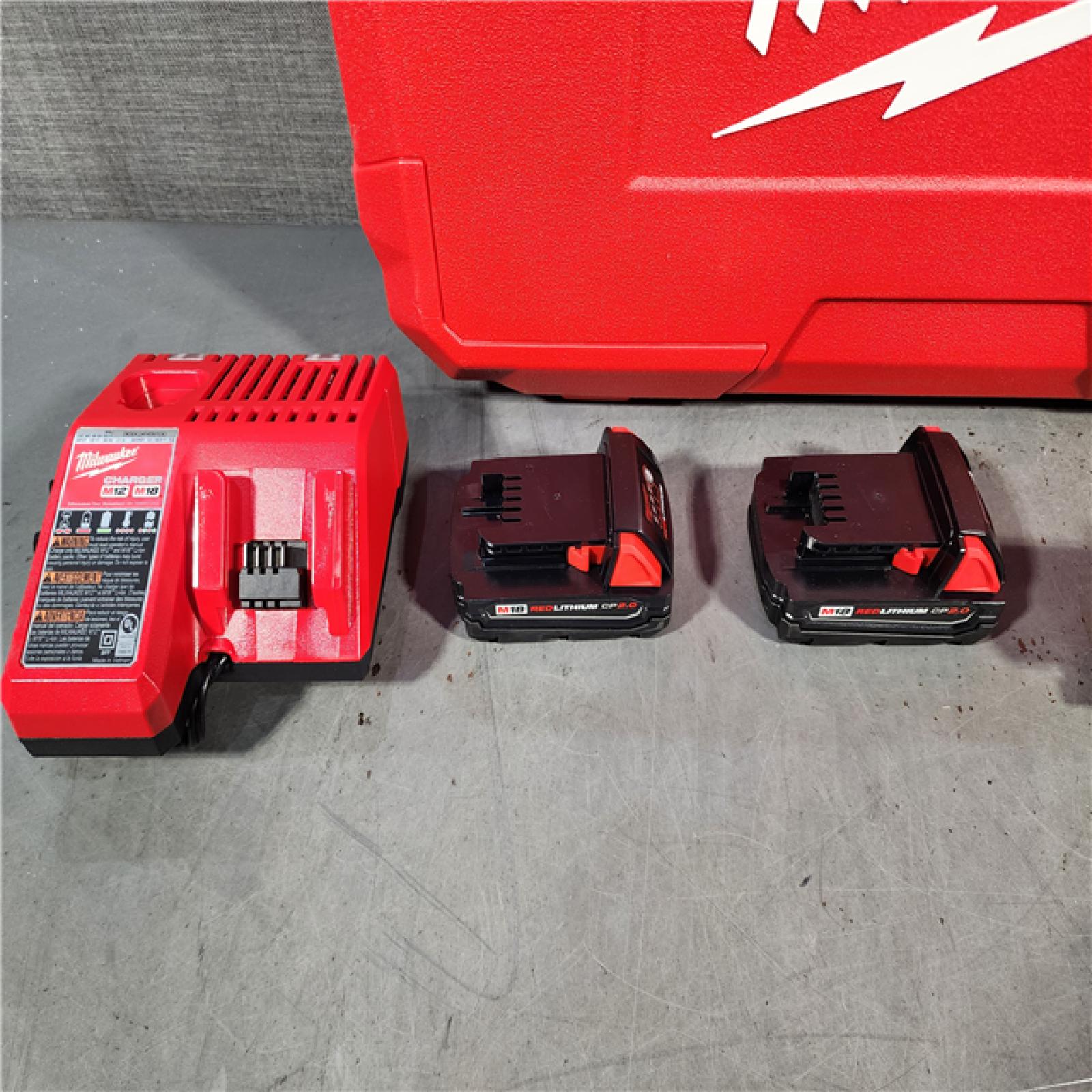 HOUSTON LOCATION - AS-IS (APPEARS LIKE NEW) Milwaukee M18 Force Logic ONE KEY Press Tool 1/2-2 Kit