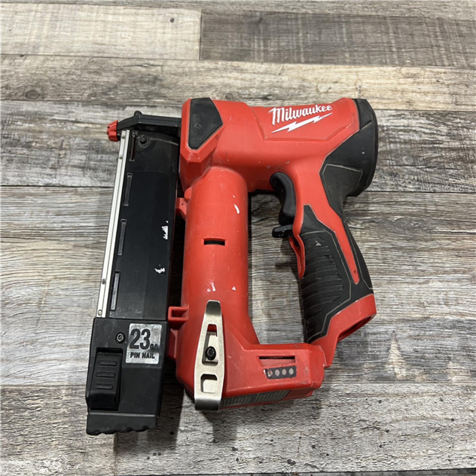 AS-IS Milwaukee 2540-20 12V 23 Gauge Cordless Pin Nailer (Tool Only)