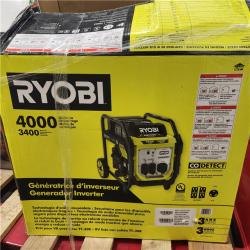 Dallas Location - As-Is RYOBI 4000-Watt Inverter Generator