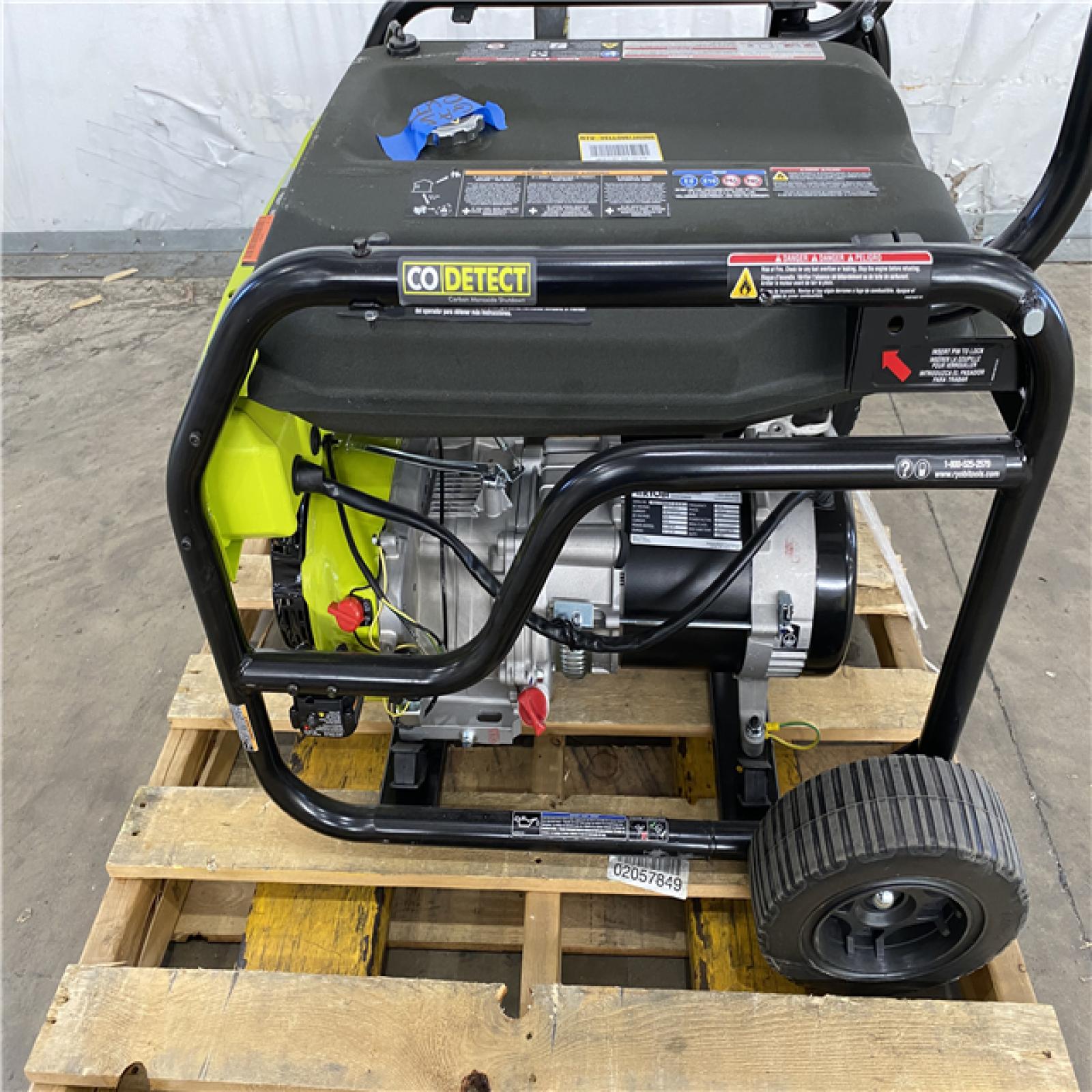 Houston Location - AS-IS (2Qty) Ryobi Easy Start 6,500 Running Watts 8,125 Starting Watts Generator