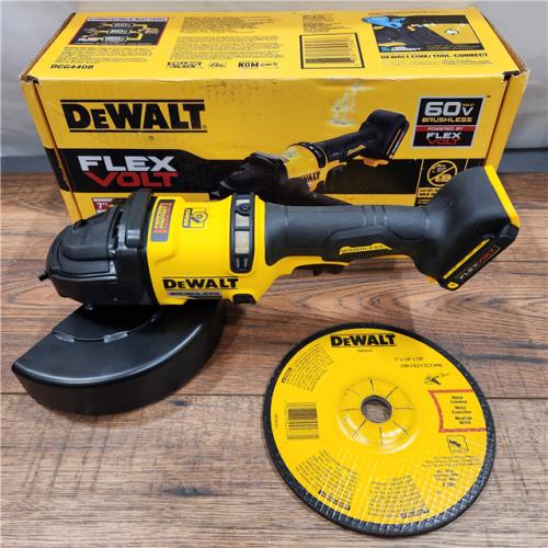 AS-IS DeWalt 60V MAX Brushless Cordless 7 In. Angle Grinder (Tool Only)