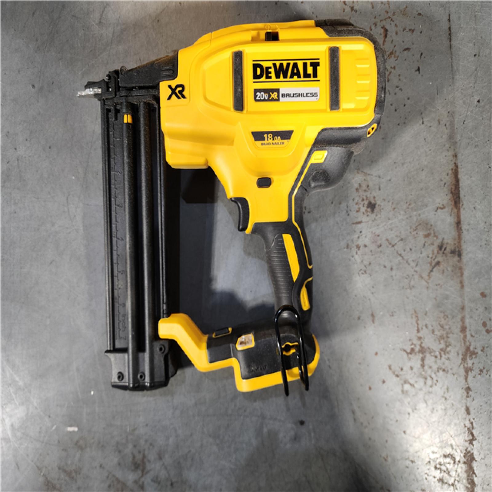 HOUSTON LOCATION - AS-IS DeWalt 20V MAX XR Lithium-Ion Electric Cordless 18-Gauge Brad Nailer (Tool Only)