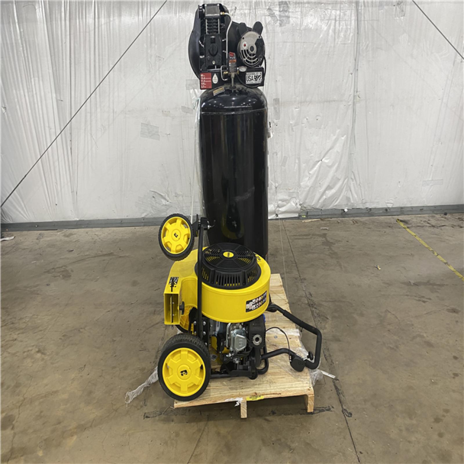 Houston Location - AS-IS Husky 60 Gallon 175psi Air Compressor /Champion Walk Behind Blower 160MPH 224cc