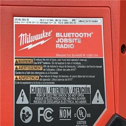 AS-IS MILWAUKEE M18 18V Lithium-Ion Cordless Jobsite Radio