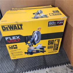 HOUSTON LOCATION - AS-IS (APPEARS LIKE NEW) DEWALT 60V Lithium-Ion 12 in. Cordless Sliding Miter Saw (Tool Only)