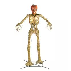 DALLAS LOCATION - Home Accents Holiday 12 ft. Inferno Pumpkin Skeleton