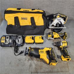 HOUSTON LOCATION - AS-IS DEWALT 20V 4-TOOL COMBO KIT