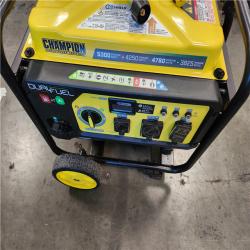 California AS-IS Champion Power Equipment 4250-Watt Recoil Start Duel Fuel Generator