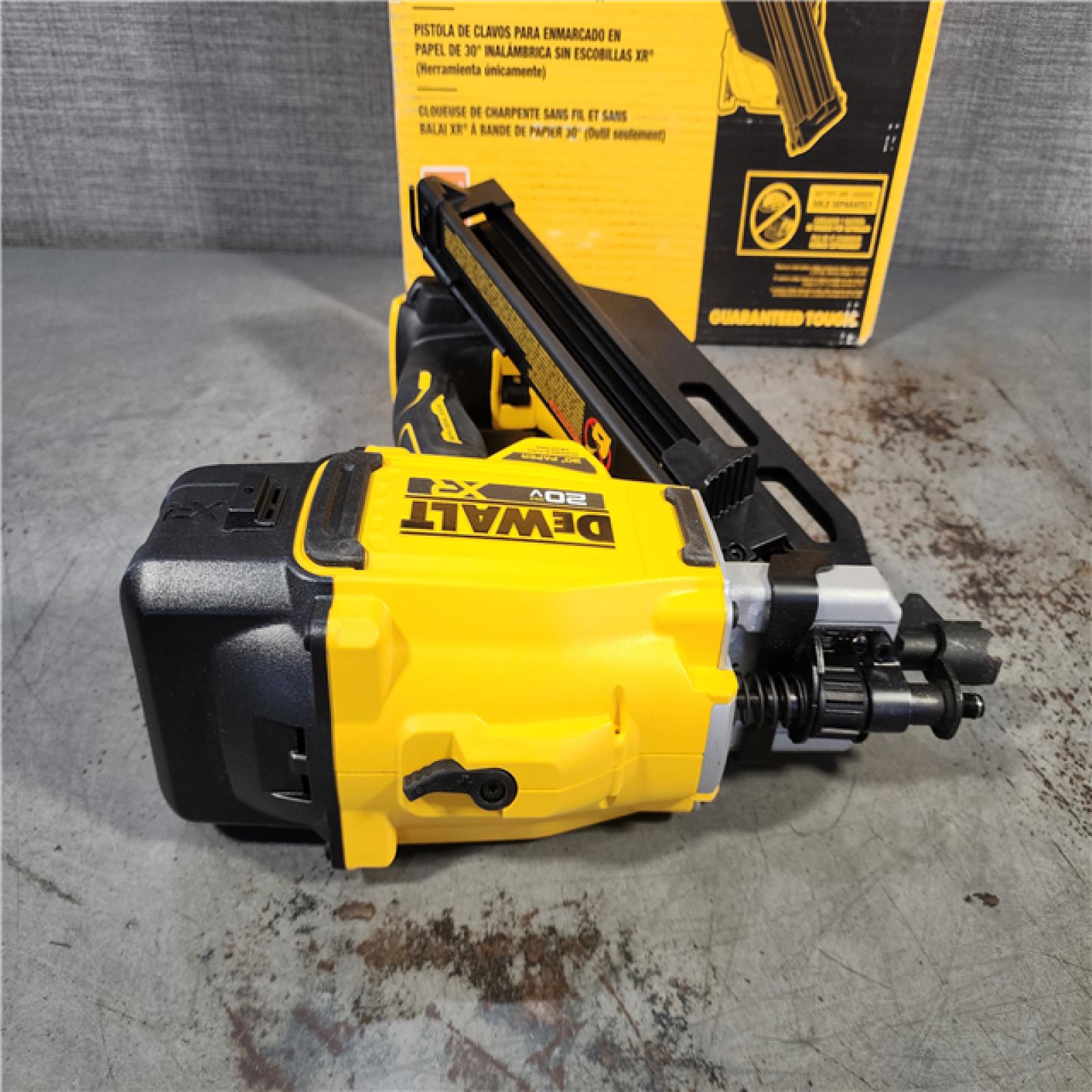 HOUSTON LOCATION - AS-IS DEWALT 20-Volt 30Â° Cordless Framing Nailer (Tool-Only)