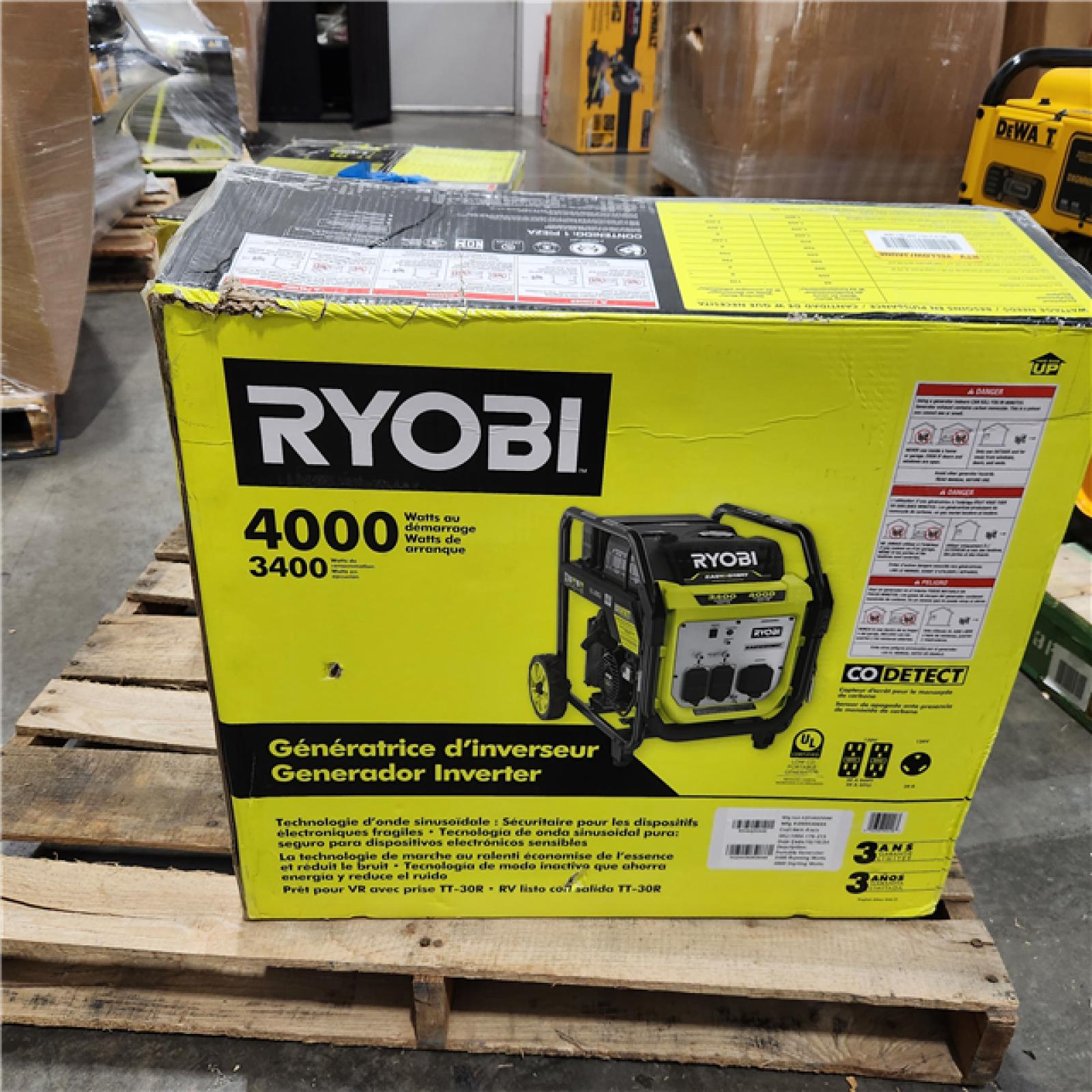 Dallas Location - As-Is RYOBI Gasoline Portable Generator(Lot Of 3)