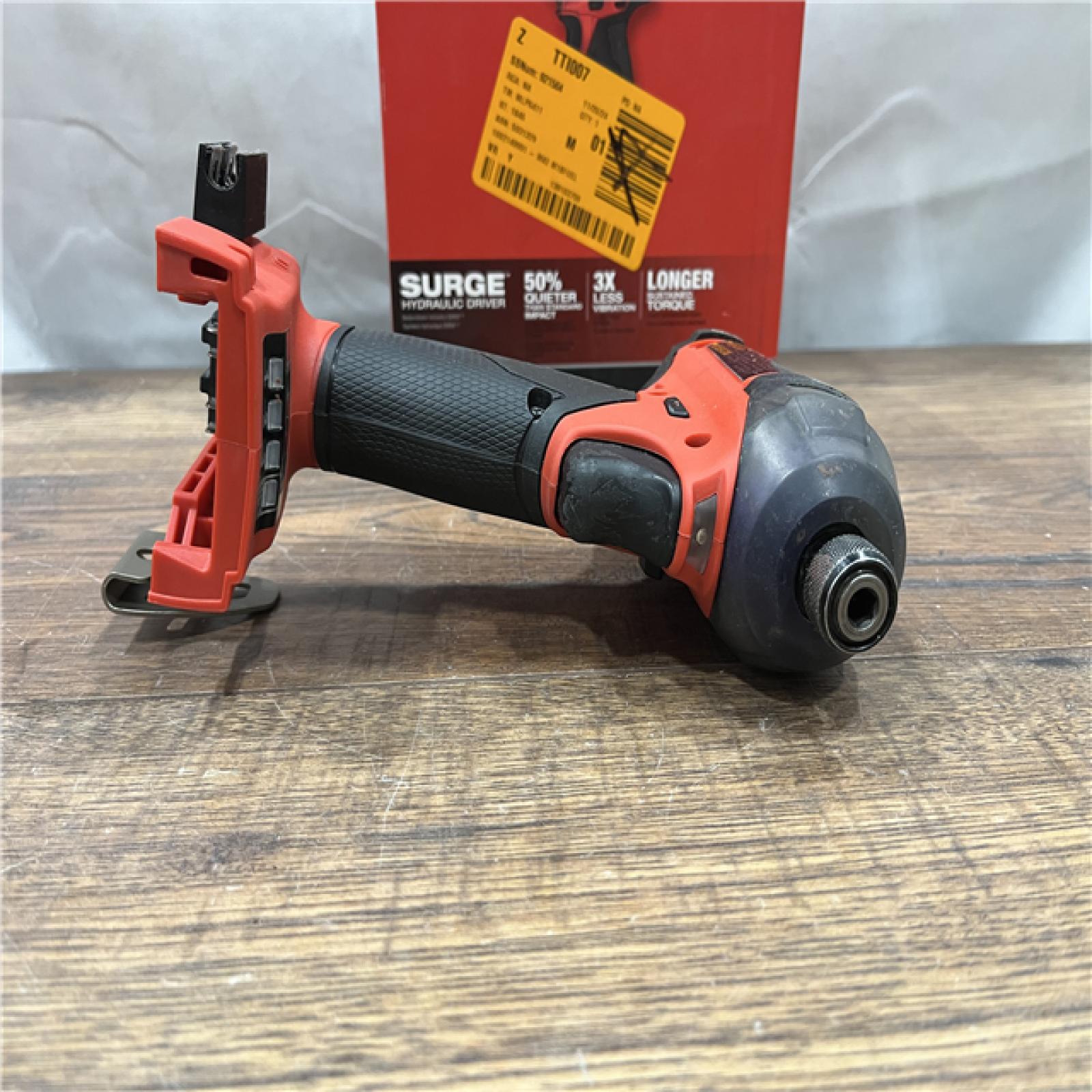 AS-IS MILWAUKEE M18 FUEL SURGE 18V Lithium-Ion Brushless Cordless 1/4 in. Hex Impact Driver (Tool-Only)