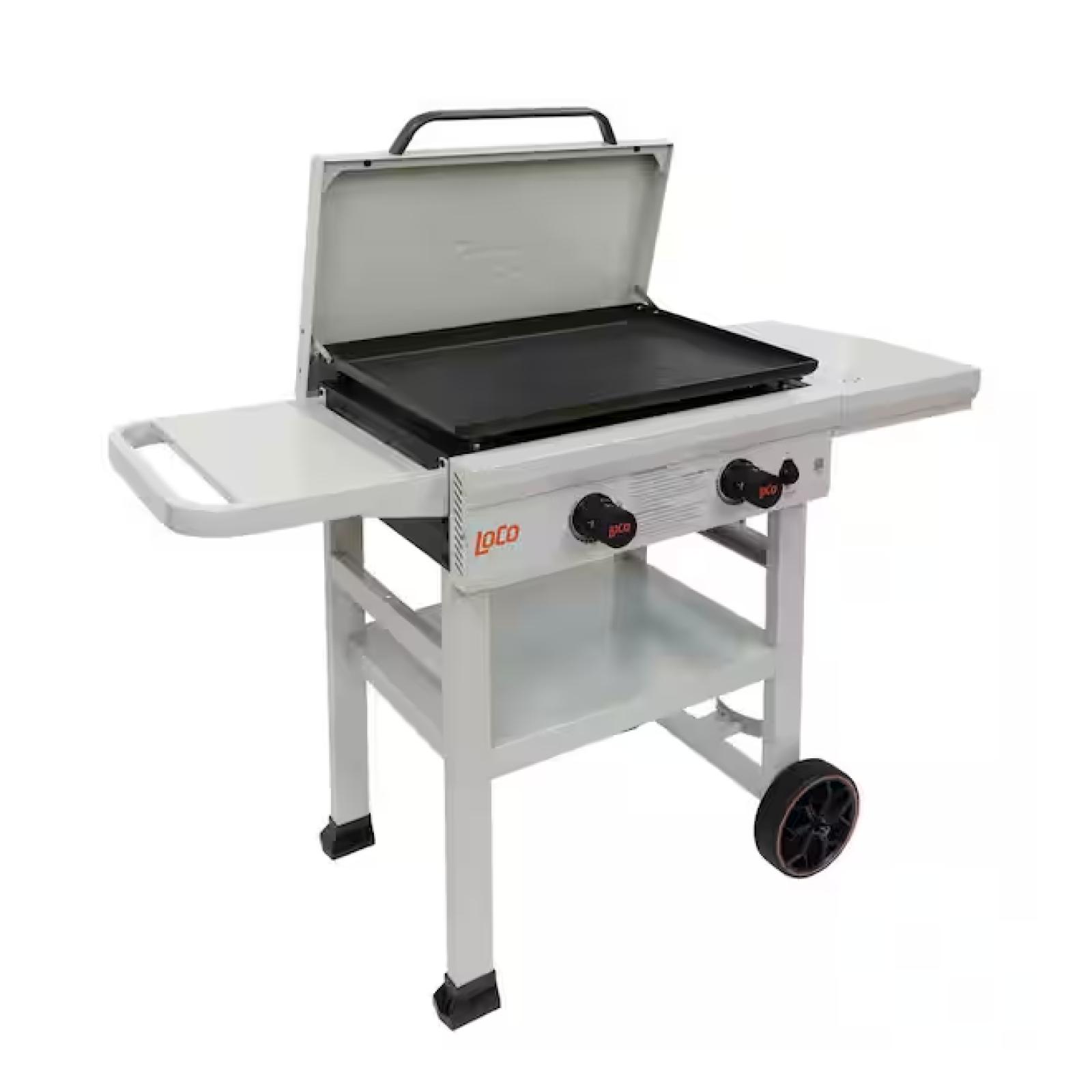 DALLAS LOCATION - LOCO 26 in. 2-Burner Classic SmartTemp Propane Flat Top Grill/Griddle in Chalk Finish PALLET - (3 UNITS)