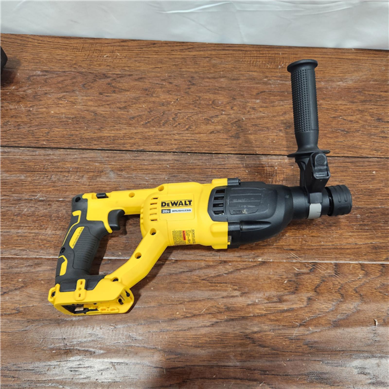 AS-IS 20V MAX Cordless Brushless 1 in. SDS Plus D-Handle Concrete and Masonry Rotary Hammer (Tool Only)