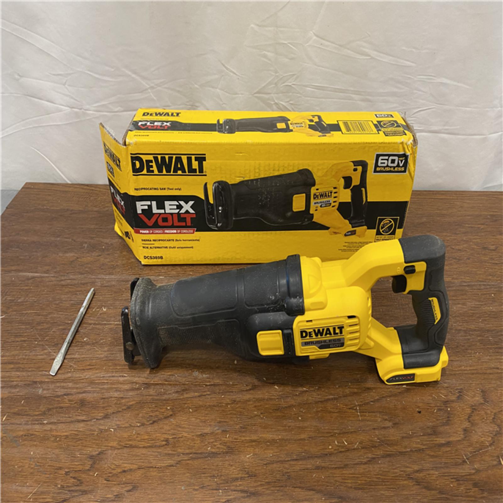 AS-IS DeWalt DCS389B FLEXVOLT 60V MAX Cordless Brushless Reciprocating Saw (Tool-Only)