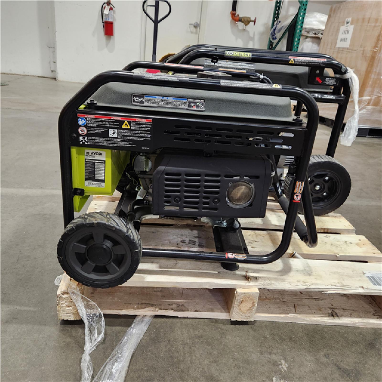 Dallas Location - As-Is RYOBI 6500-Watt Gasoline Powered Portable Generator(Lot Of 2)