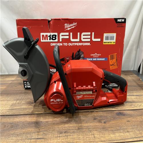 AS-IS Milwaukee 2786-20 M18 FUEL Lithium-Ion 9 in. Cut-Off Saw W/ ONE-KEY (Tool Only)