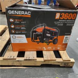 Dallas Location - As-Is Genera GP3600 3600-Watt Portable Generator