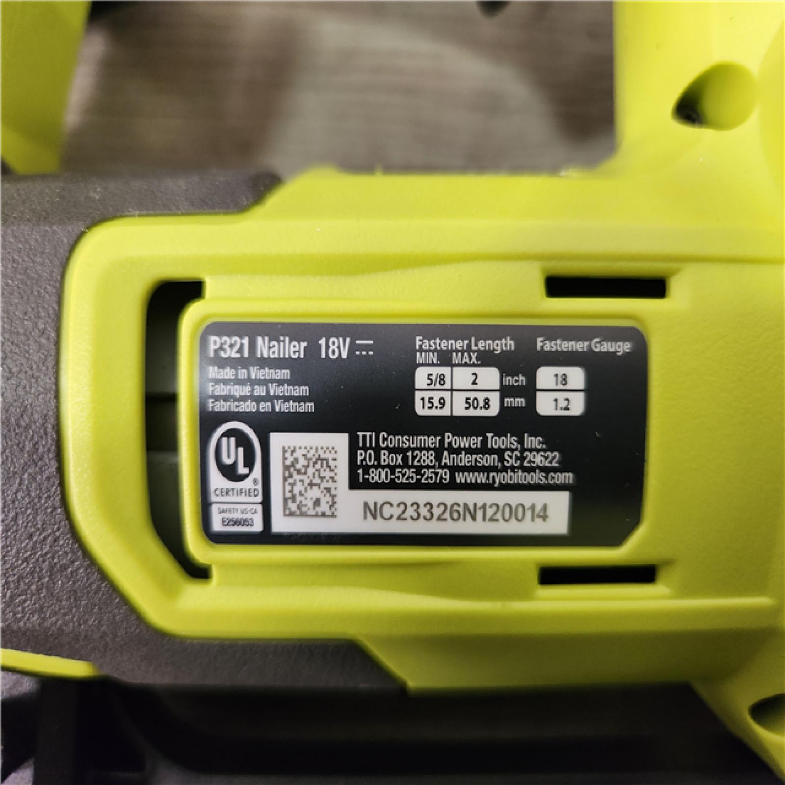 Phoenix Location RYOBI ONE+ 18V 18-Gauge Cordless AirStrike Brad Nailer (Tool Only)