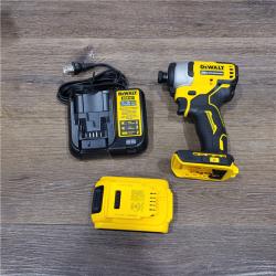 AS-IS DEWALT ATOMIC 20V MAX* Brushless Cordless Compact 1/4 in. Impact Driver Kit